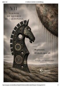 VII TORNEO DE AJEDREZ Y SIMULTÁNEA  CARDEÑOSA @ Pabellón Peña del Bosque